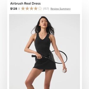 ALO Black Airbrush Real Dress
